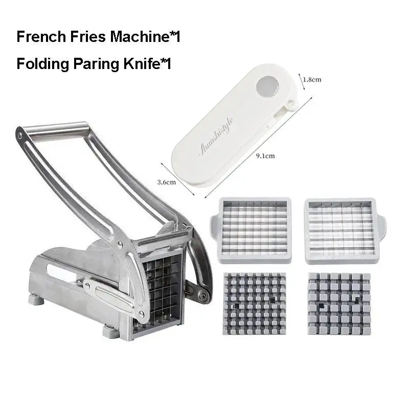 Cutting Potato Machine Multifunction Stainless Steel Cut Manual Vegetable Cutter Tool Potato Cut Cucumber Fruits And Vegetables
