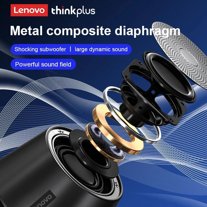 New Lenovo K3 Pro camping stereo wireless Bluetooth speaker HIFI sound quality Lenovo portable stereo surround sound udio player