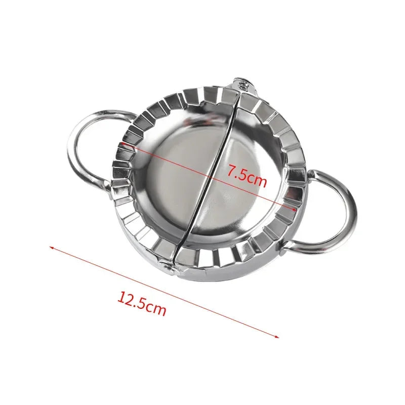 Stainless Steel Dumpling Maker Dumpling Skin Mold Ravioli Maker Press Pie Making Press Wrapper Pastry Maker Kitchen Accessories