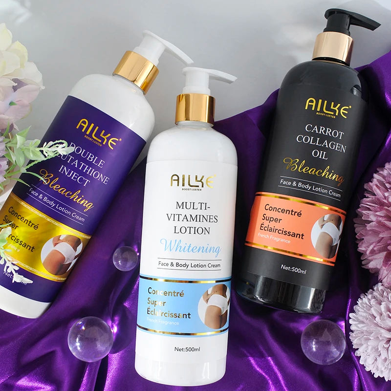 AILKE Whitening And Moisturizing Body Lotion, Hydrating, Reduce Black Spots, Even Skin Tone, Suitable All Skin Types Cream