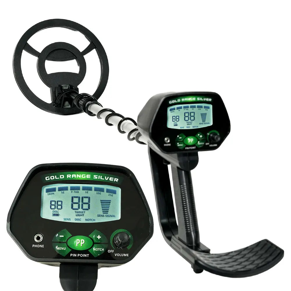 Liquid crystal metal detector. MD-4090 high-precision underground treasure detection. A metal detector with memory function