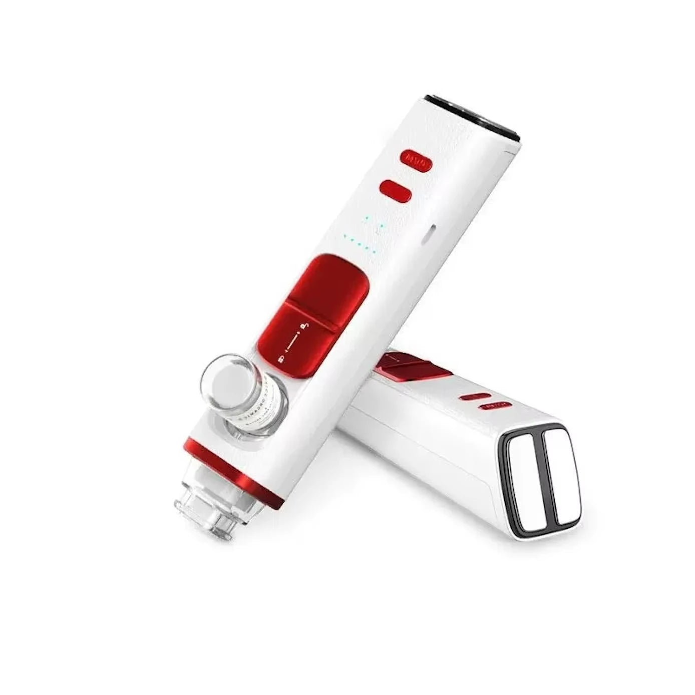 Professional Mesotherapy Gun for Facial Skin Care, Double-headed Negative Pressure Conductive Pulse To Revitalize The Skin