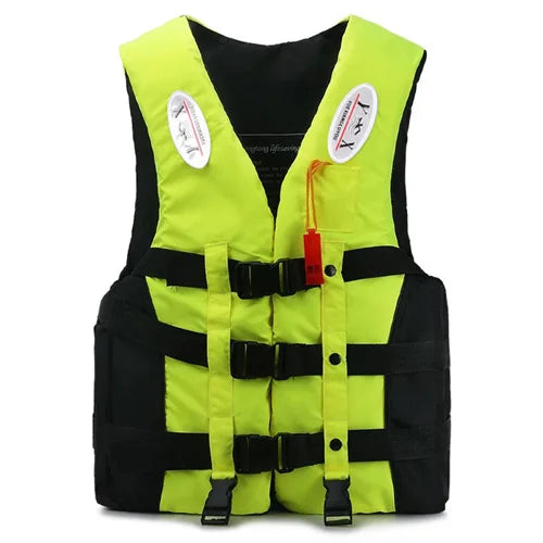 Life Jacket for Adults Children, Water Sports Safety Men Women Life Vests for Water skiing Rafting Surfing Kayaking Lifeguard