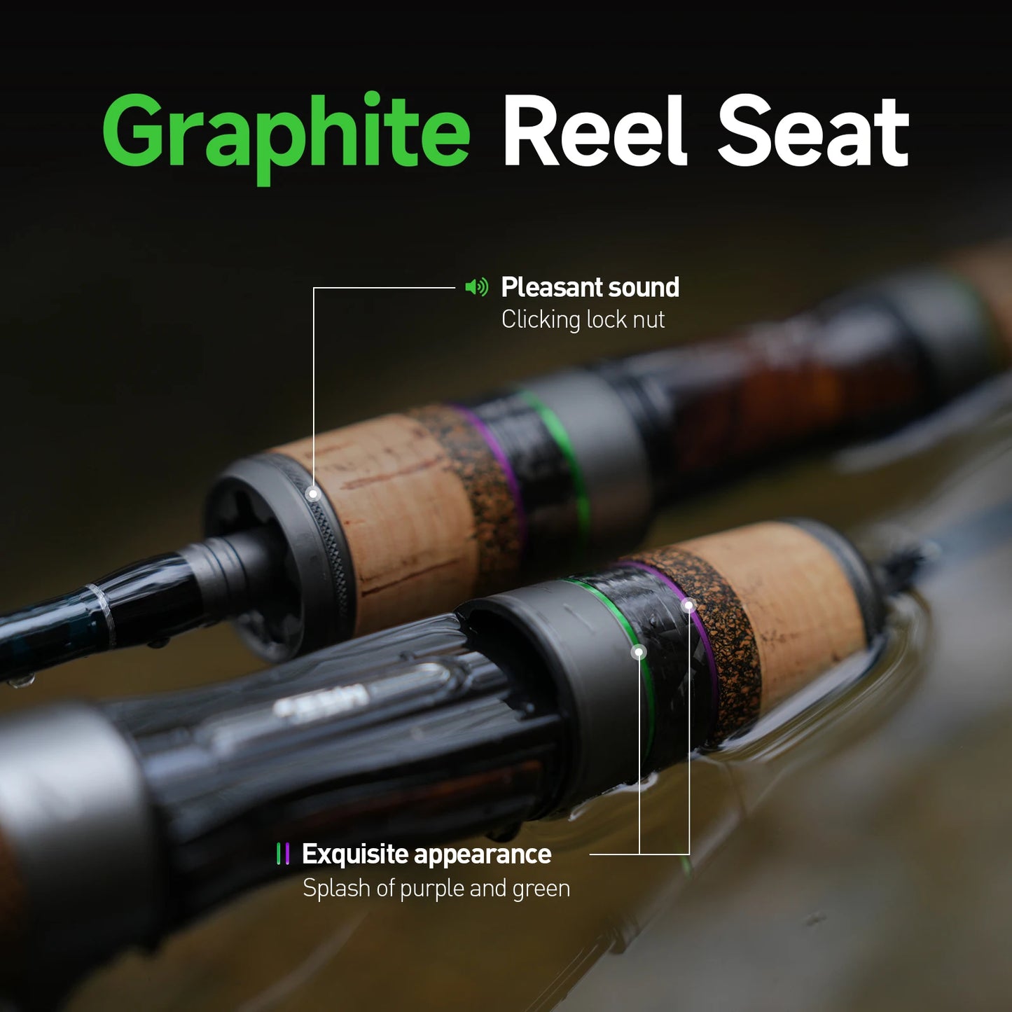 HANDING Magic L Micro BFS Fishing Rod 78g Carbon Fishing Rod Lure Weight 1-8g FUJI® O+A Guide Rings UL/L Casting Rod