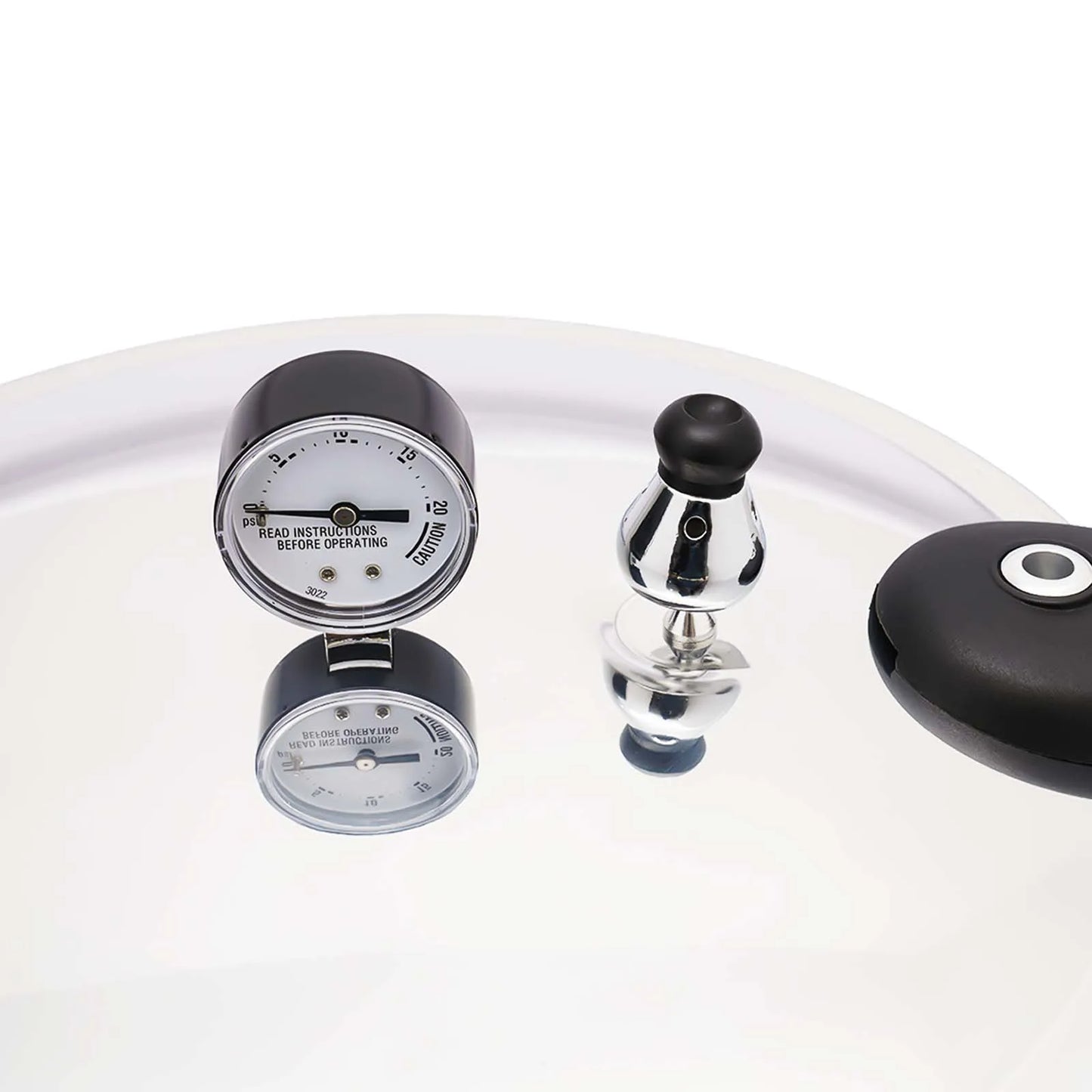 23 Quart Pressure Canner and Cooker with Pressure Gauge 13PSI 90KPA Explosion Proof Safety Valve Extra-Large Size