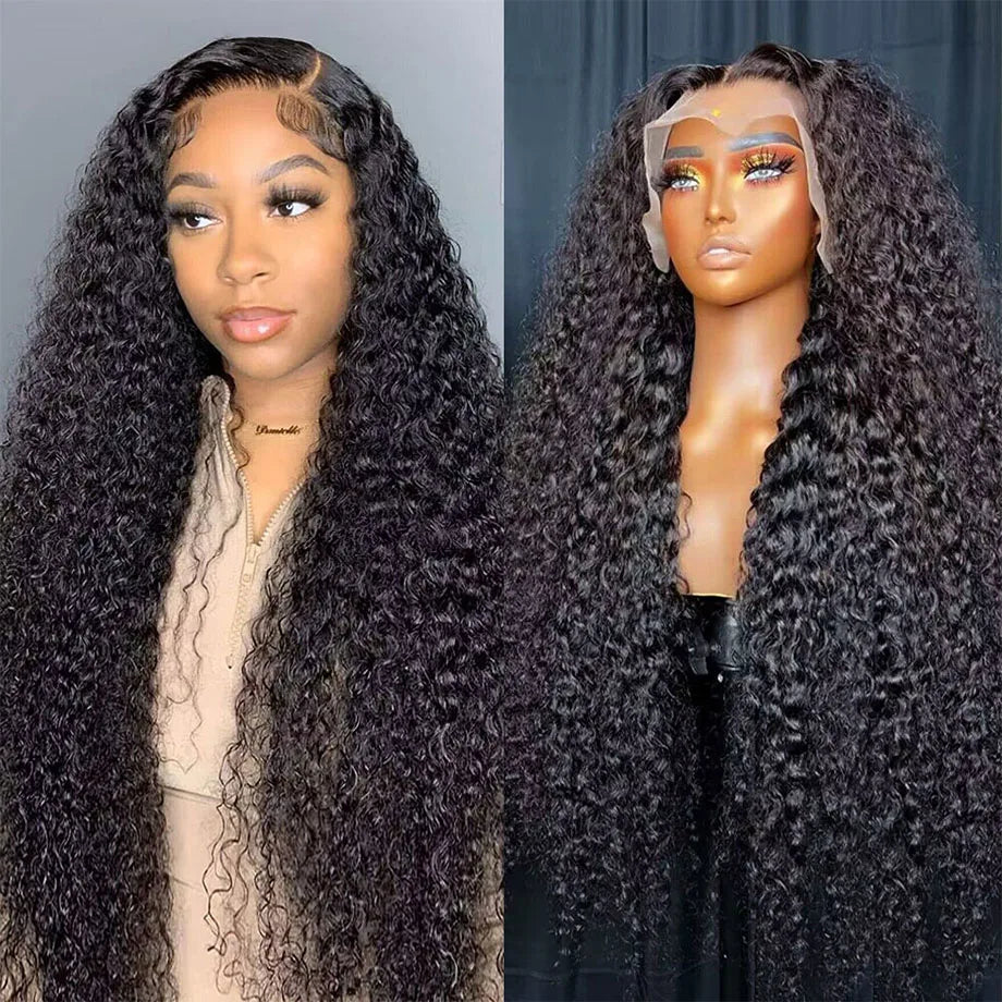 230 Density Frontal Lace Wigs Human Hair Curly Wigs For women Deep Wave 13x6 Hd Lace Frontal Wig 13x4 Water Wave Lace Front Wig