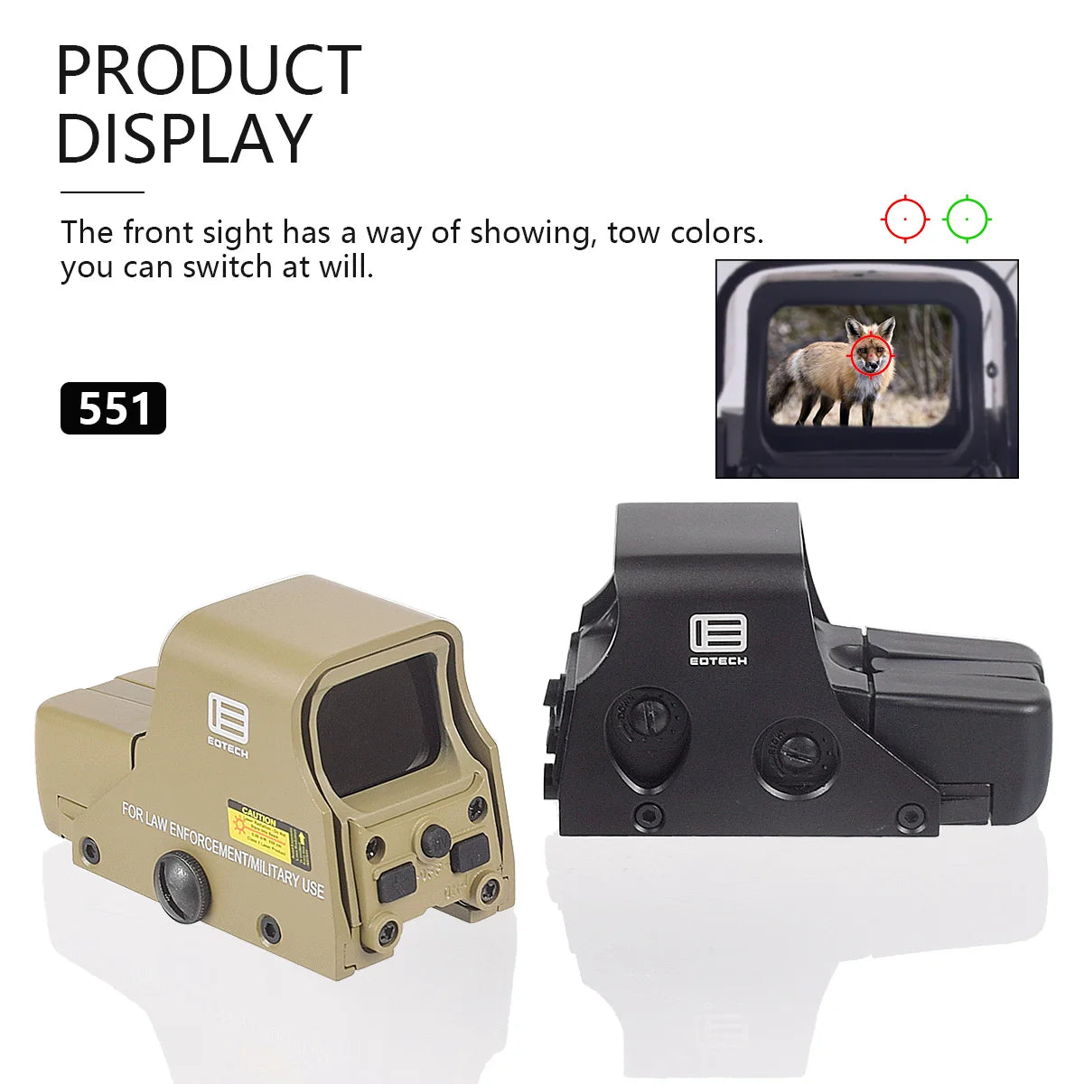 Tactical 551 552 553 558 Red Dot Holographic Sight Eotech G33 G43 G45 Scope 3X Magnifier Hunting Riflescope Hydra Riser Airsoft