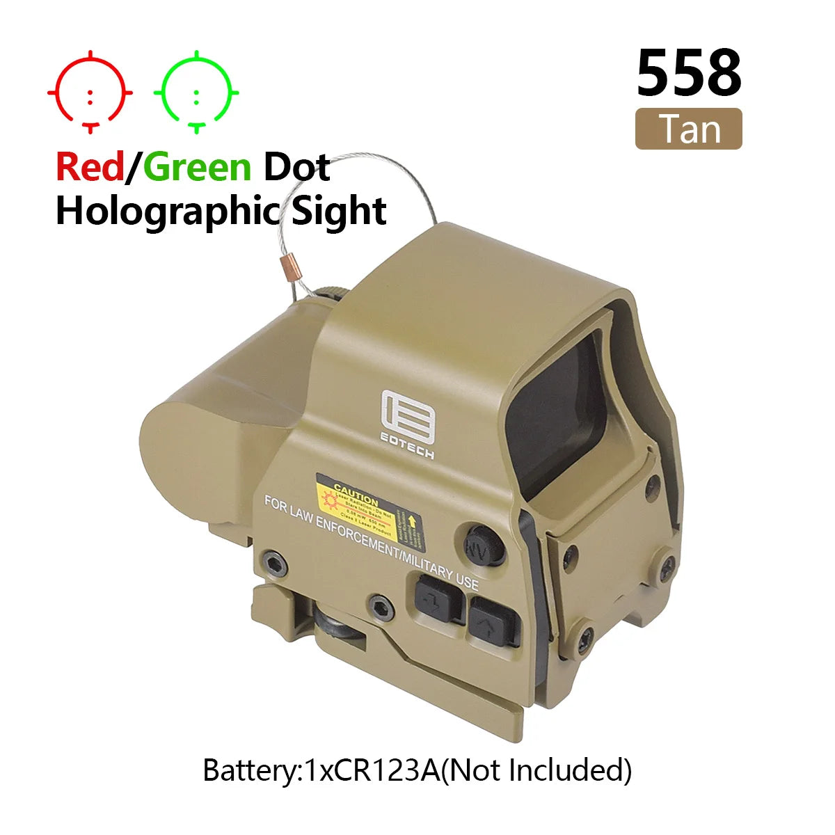 Tactical 551 552 553 558 Red Dot Holographic Sight Eotech G33 G43 G45 Scope 3X Magnifier Hunting Riflescope Hydra Riser Airsoft