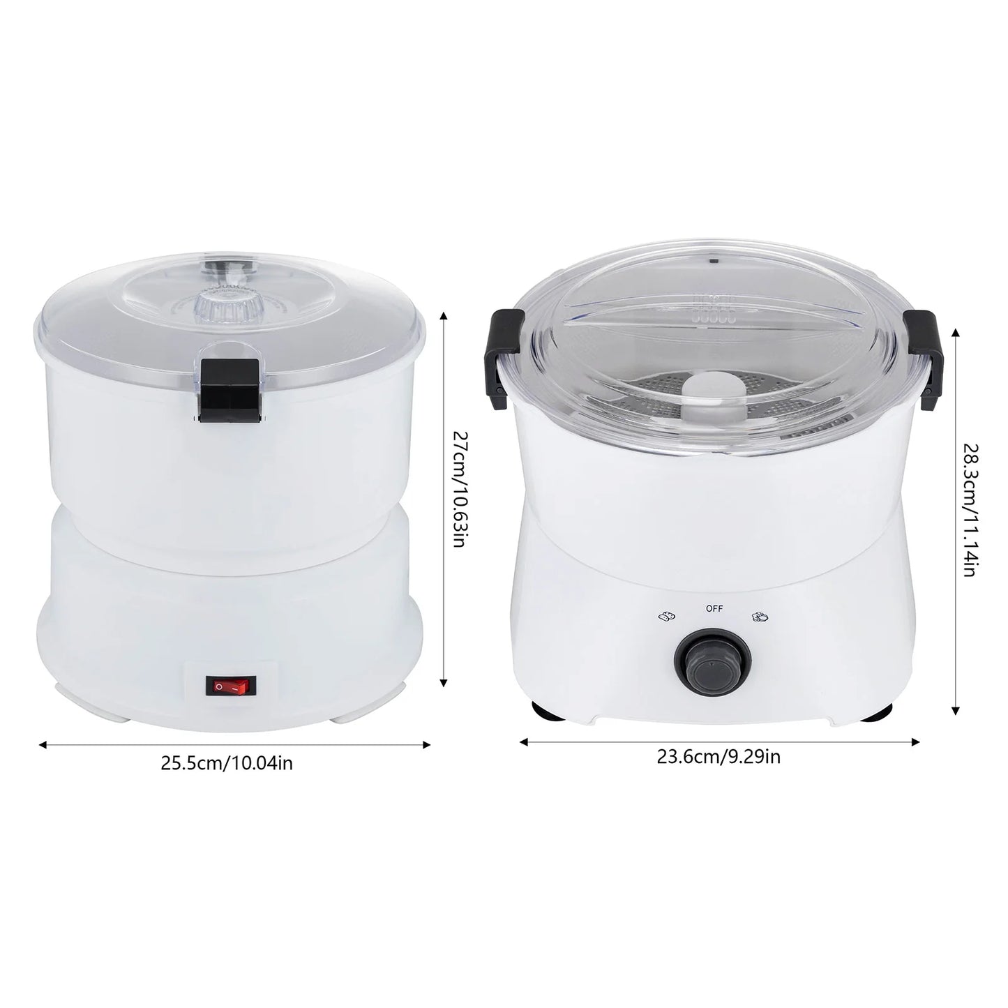 85W Electric Potato Peeler One-button Drive Automatic Peeler Spinner for Kitchens Restaurant Fast Food Shops