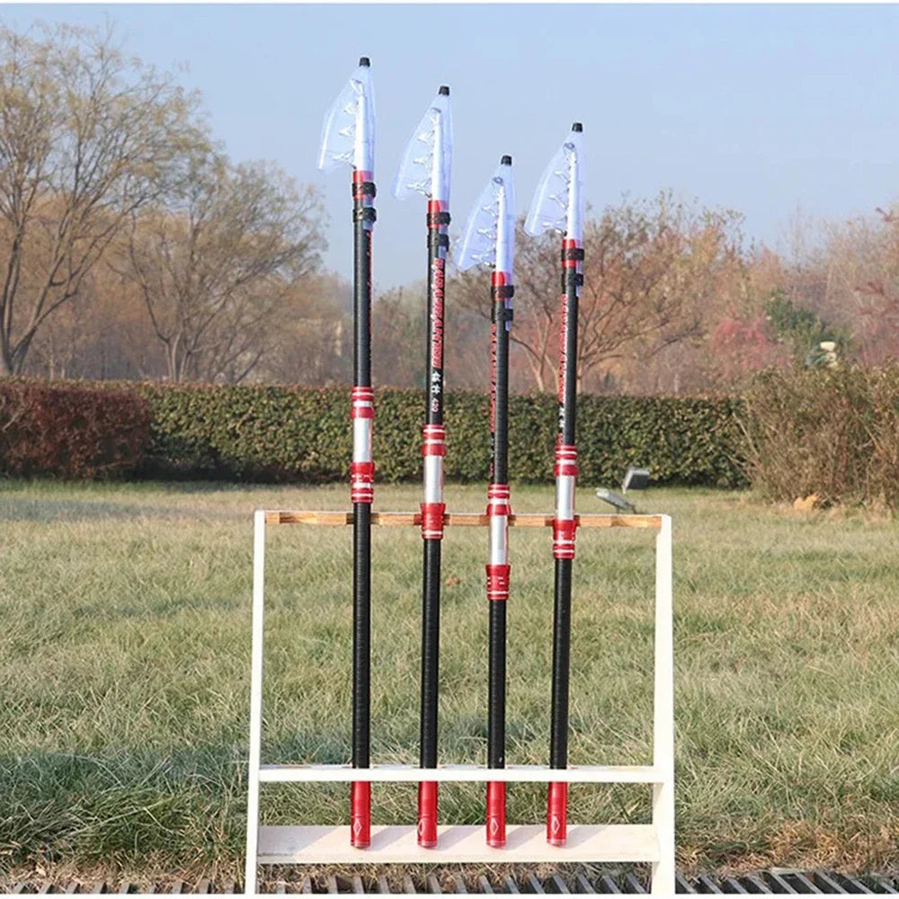 2.1-4.5M Carbon Fishing Rod 50kg above Superhard Long Distance Throwing shot Rod Telescopic Sea Boat High Quality Fishing Gear