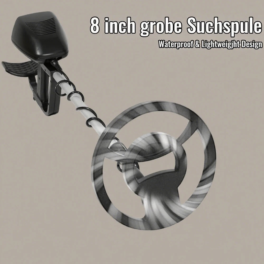 Liquid crystal metal detector. MD-4090 high-precision underground treasure detection. A metal detector with memory function