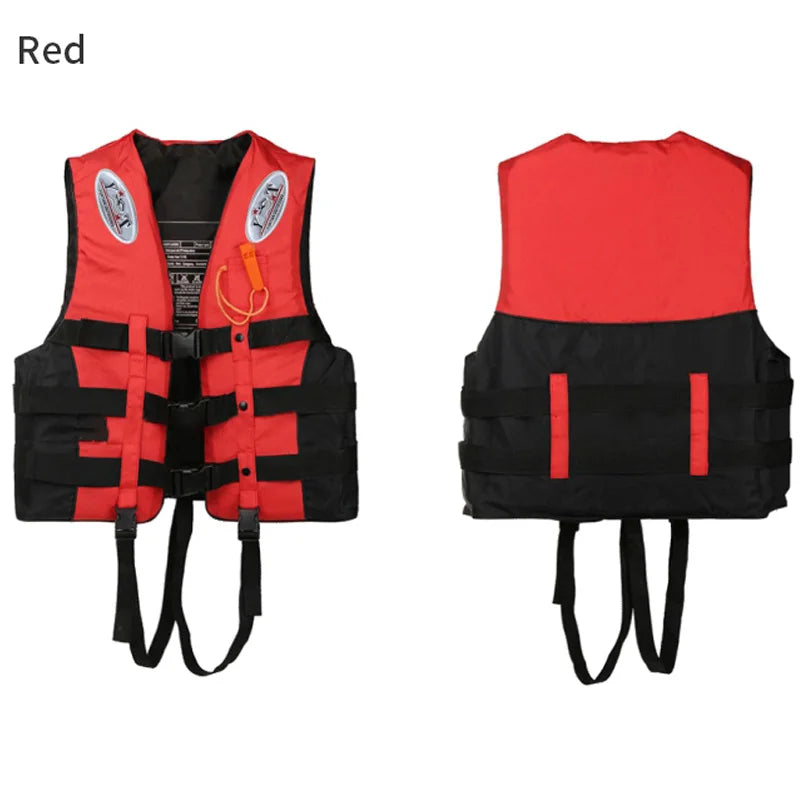 Life Jacket for Adults Children, Water Sports Safety Men Women Life Vests for Water skiing Rafting Surfing Kayaking Lifeguard