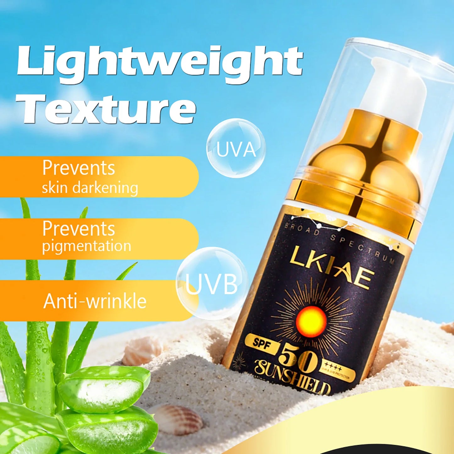 AILKE Lightening Face Cream, Whitening, Firming, Reduce Melanin, Pigmentation, With Sodium Hyaluronate, Clean Skin Facial Cream