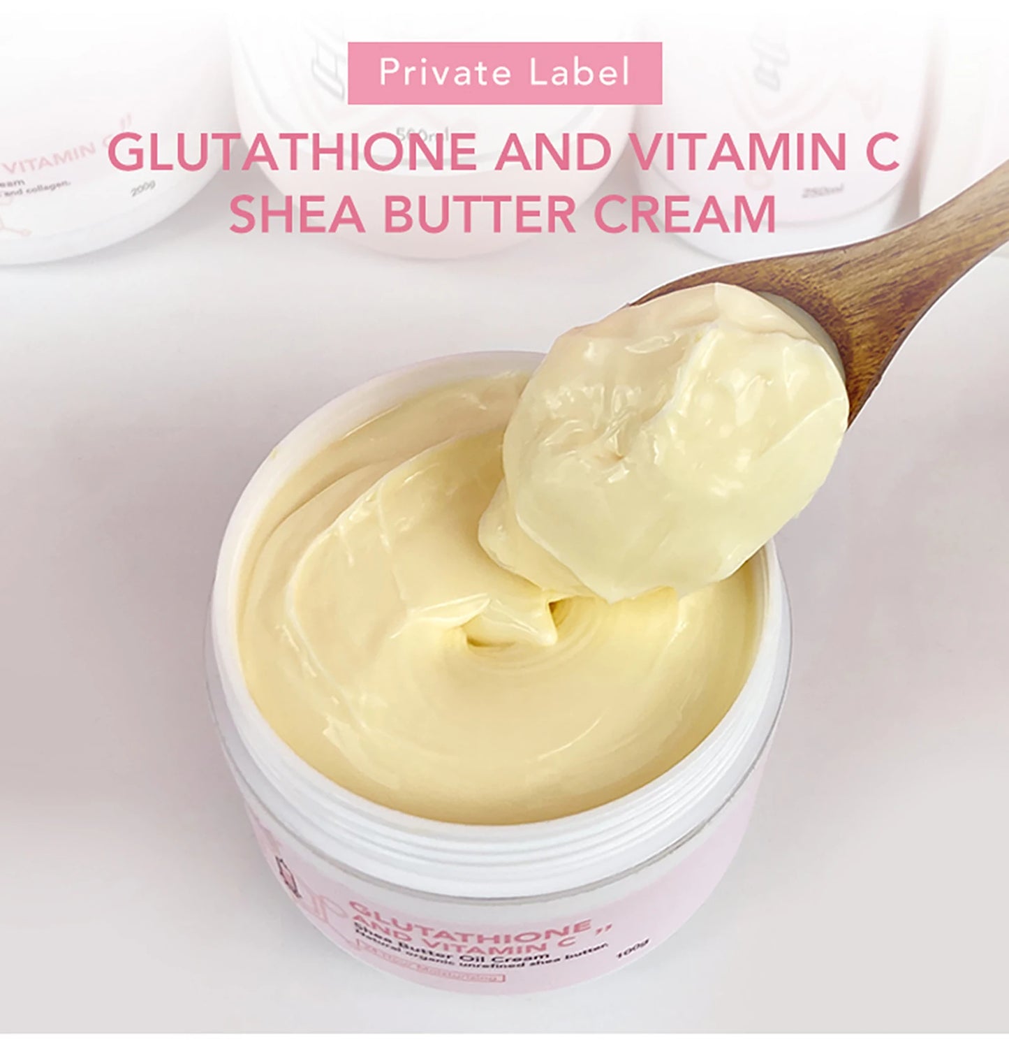 AILKE Glutathione & Vitamin C Kit, With Brightening Lotion, Moisturizing Cream, Lightening Soap, Spa Oil, Glowing Body Cream