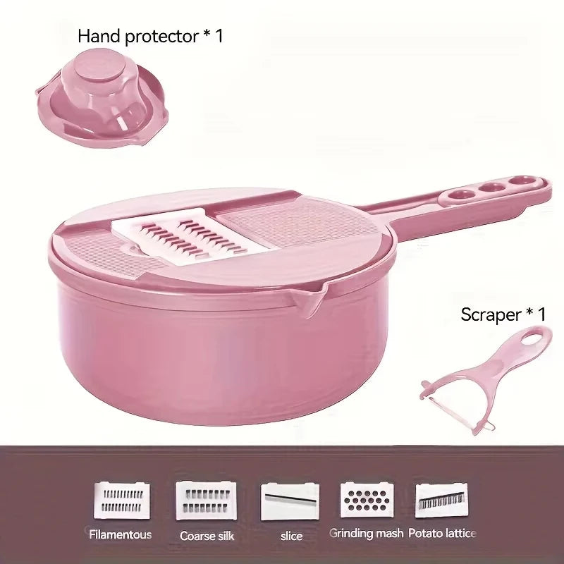 9 in 1 Vegetable Cutter Multi-Functional Potatoes Manually Cut Shred Slicer Grater Kitchenware Acceesories Tools