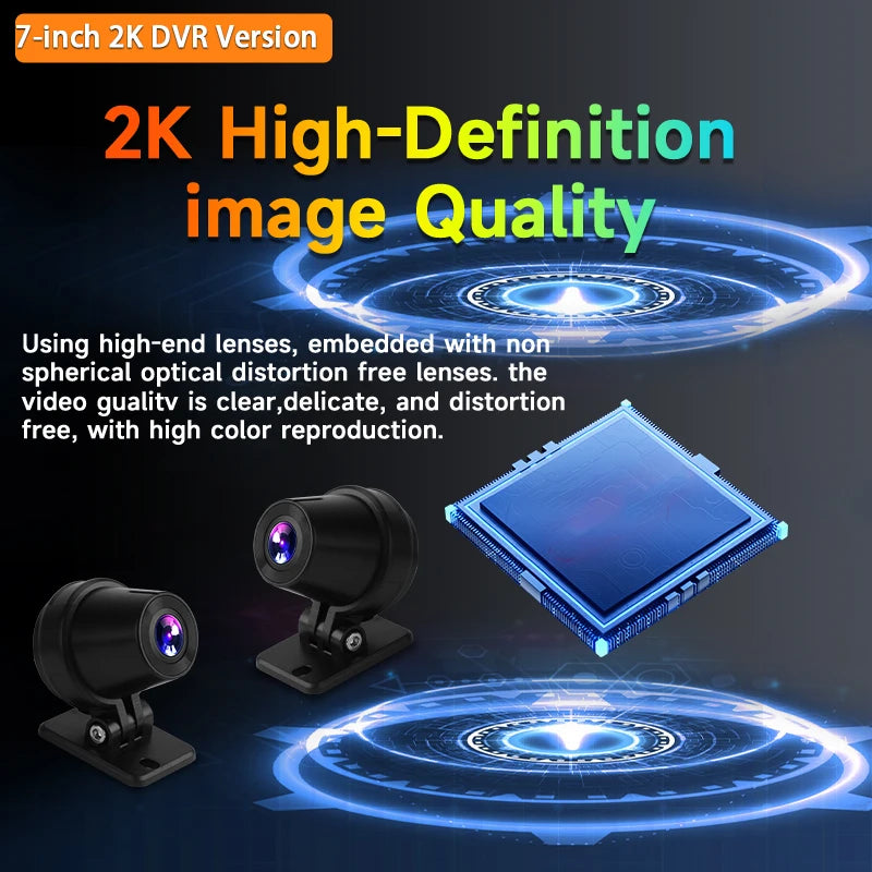 Jansite 5/7 inch Carplay Motorcycle DVR Navigation GPS Wireless CarPlay Android Auto IPX7 Display Screen Portable Moto Monitor