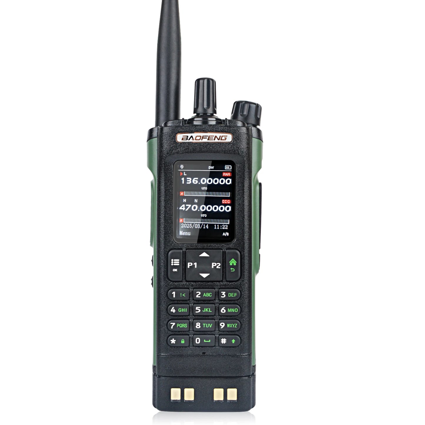 Baofeng DM-32 GPS APRS AES256 Encryption DMR Digital Analog UHF VHF Dual Band 8W Air Band FM Walkie Talkie DM-32UV