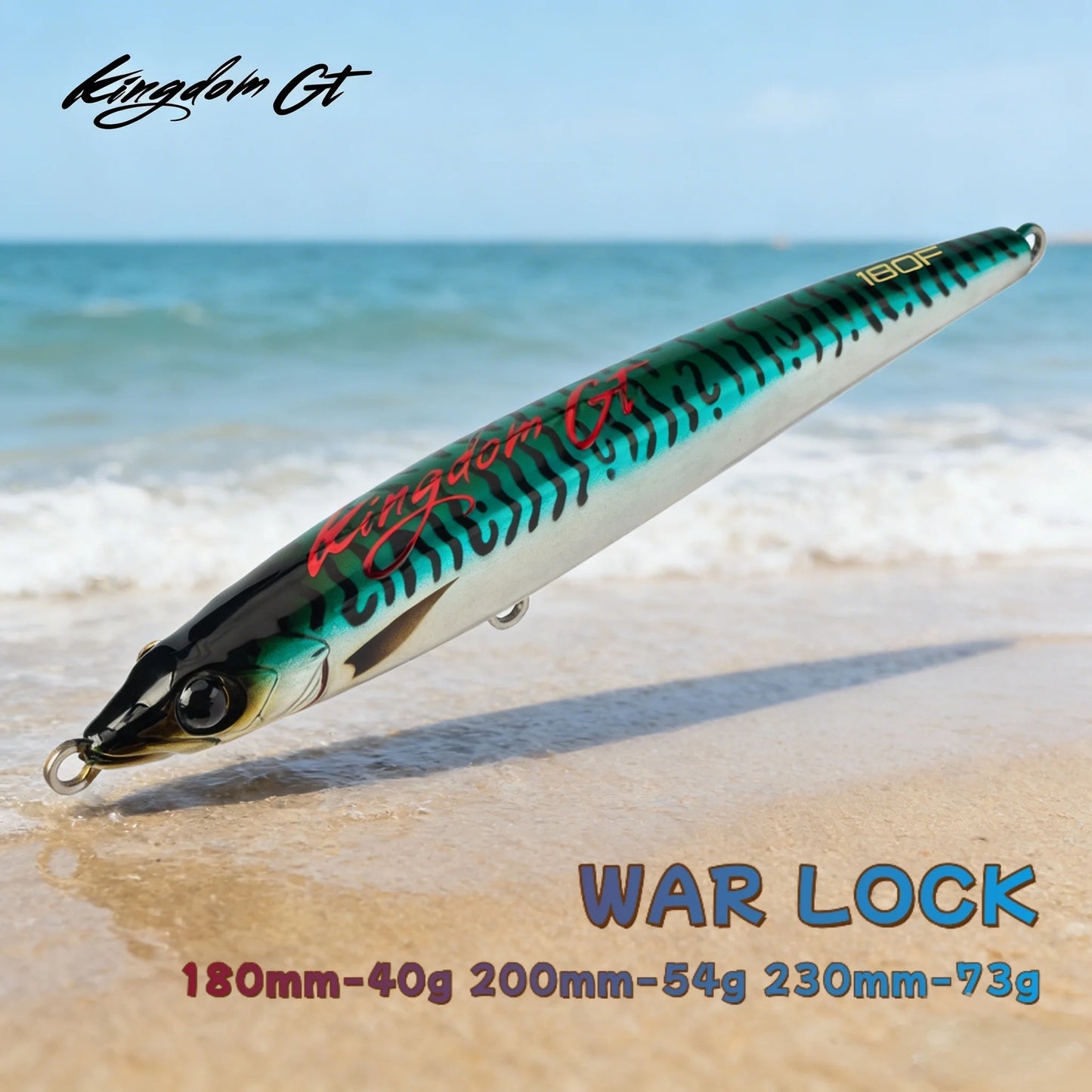 Kingdom Floating Pencil Sea Fishing Lure 40g  54g 73g GT Tuna Saltwater Fishing Artificial Hard Wobbler For Sea Fishing