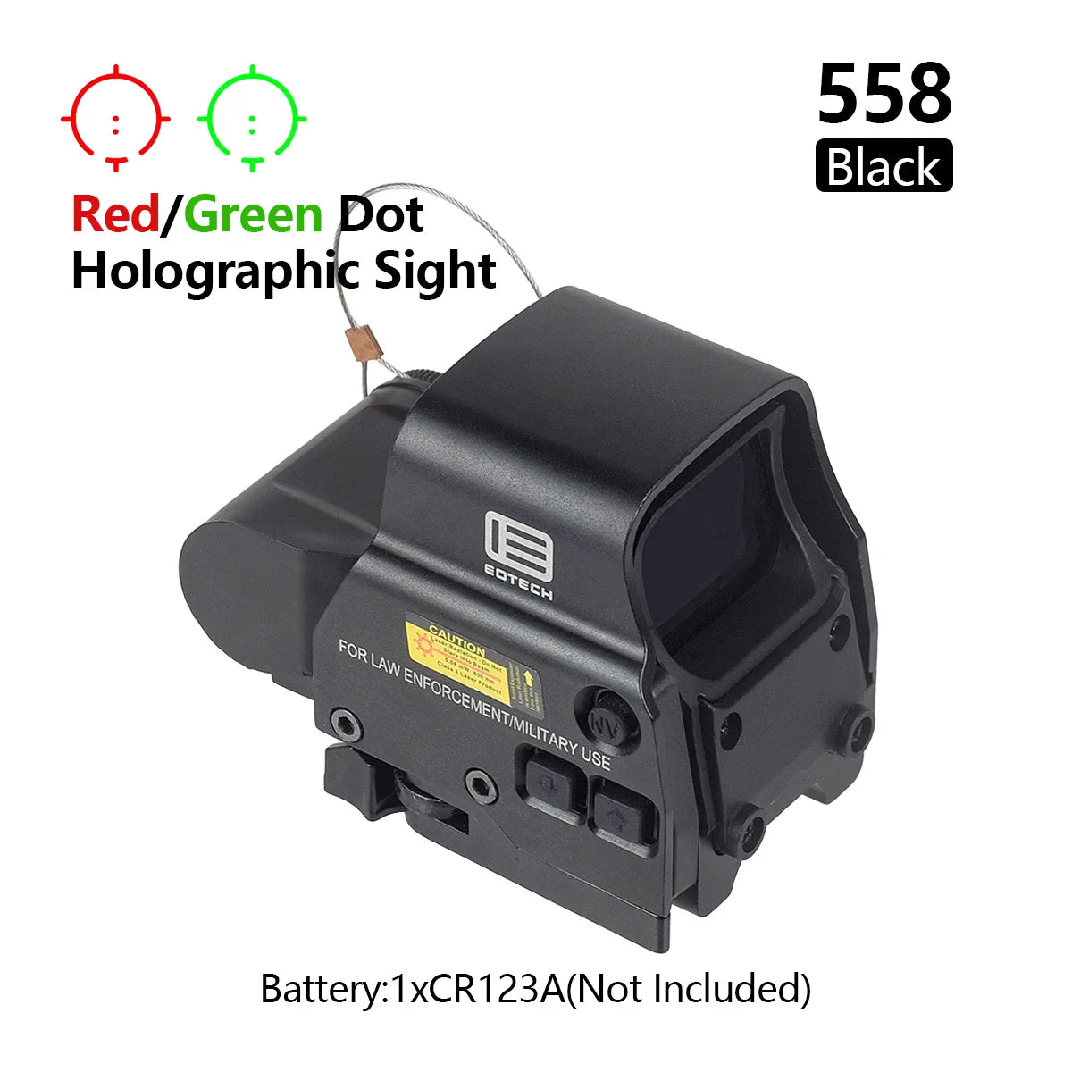 Tactical 551 552 553 558 Red Dot Holographic Sight Eotech G33 G43 G45 Scope 3X Magnifier Hunting Riflescope Hydra Riser Airsoft