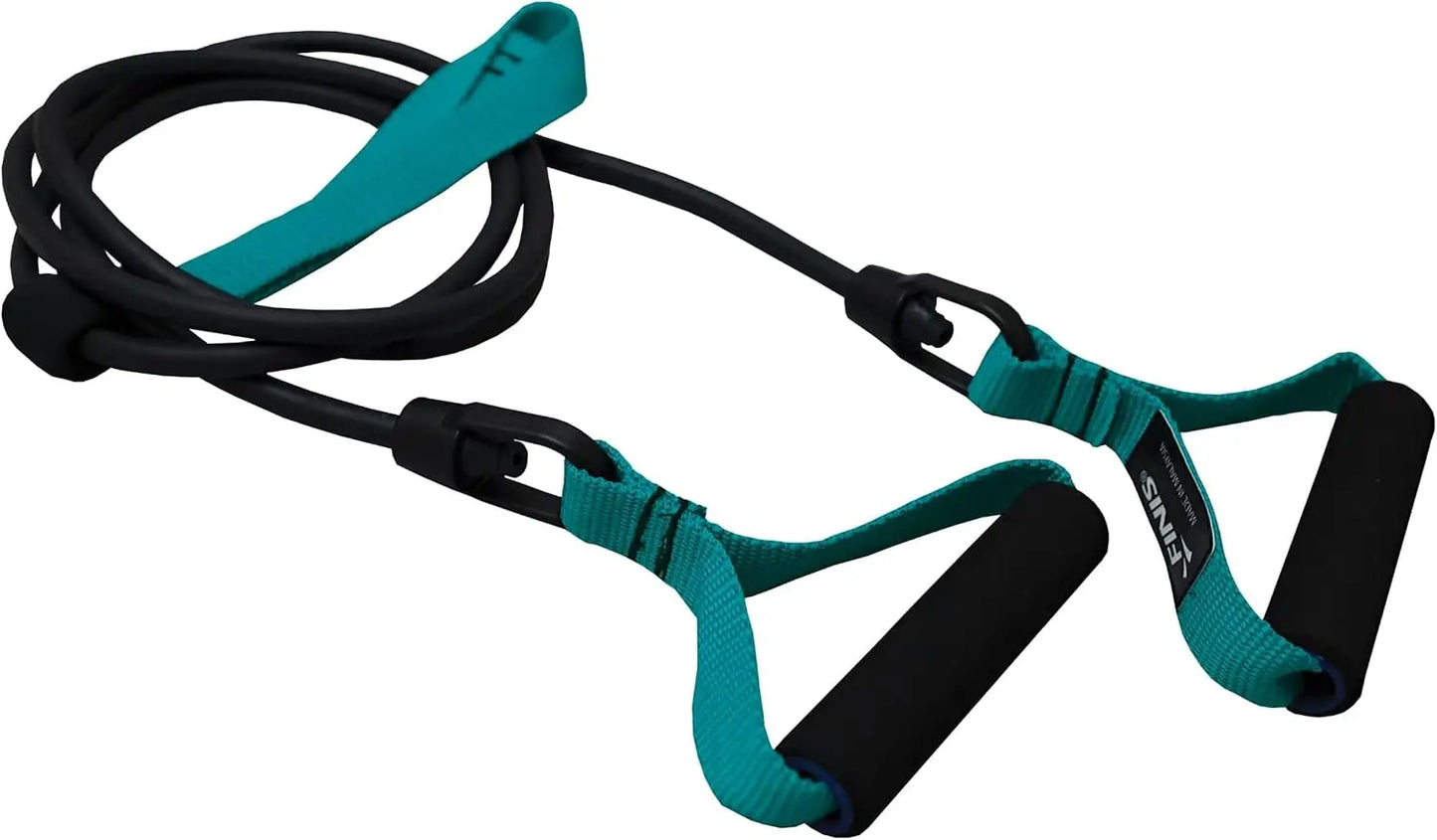 Swim Resistance Bands for Strength & Flexibility Training - Simulates All Strokes, All Ages