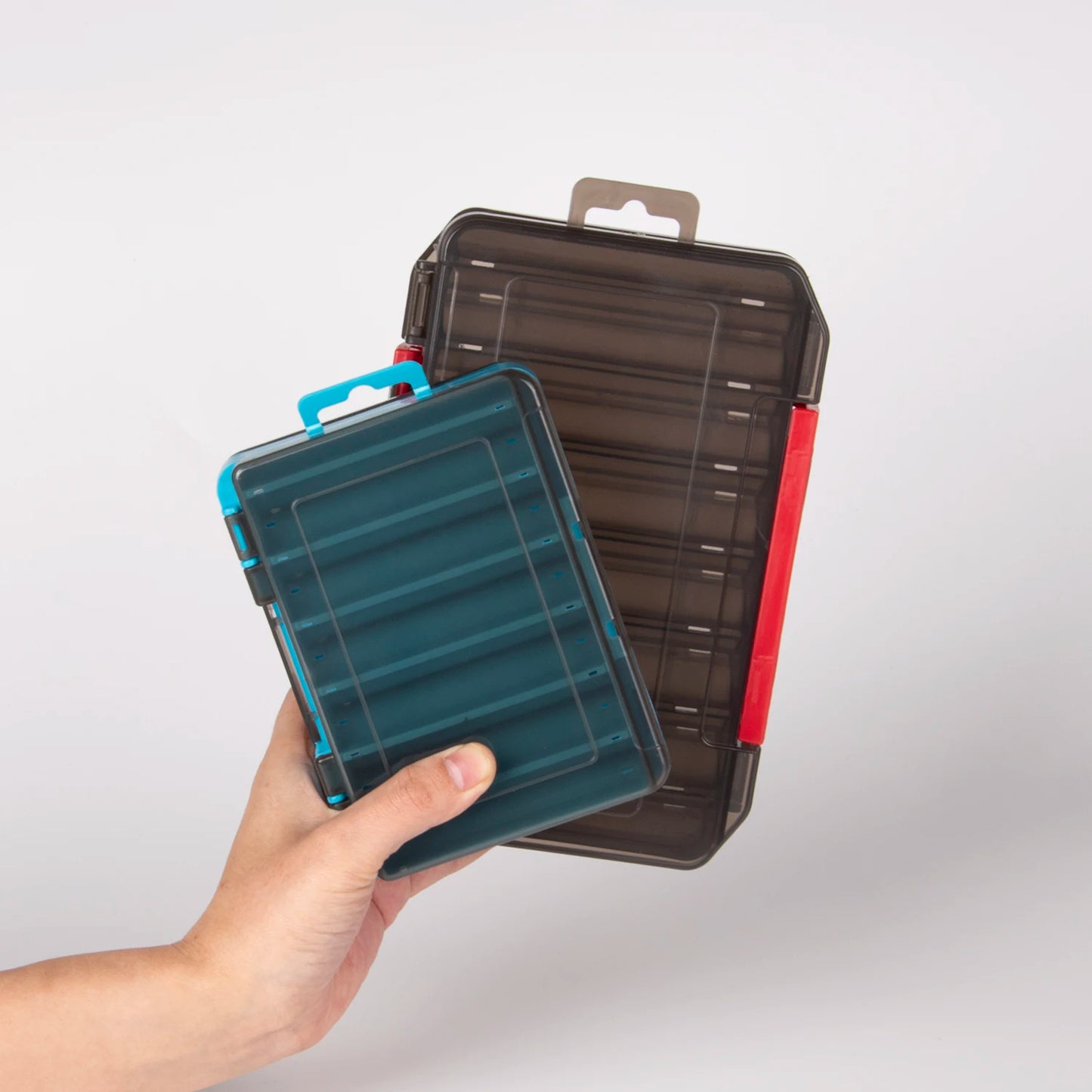 Sided FishingTackle Box 12-14 Cells Bait Lure Hook Storage Box Fishing Tool Accessories Storage Box Carp For Fishing Wobblers