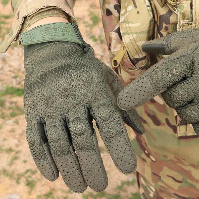 Camouflage tactics, full finger gloves, touch screen shooting, hunting, outdoor cycling, hiking, anti slip and wear-resistant
