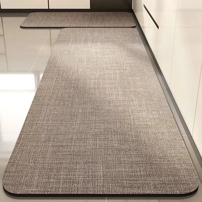 Pvc Kitchen Carpet Non-slip Oil-proof Rug Waterproof Leather Floor Mat Modern Long Strip Carpets Alfombra De Cocina 주방 미끄럼 방지 카펫