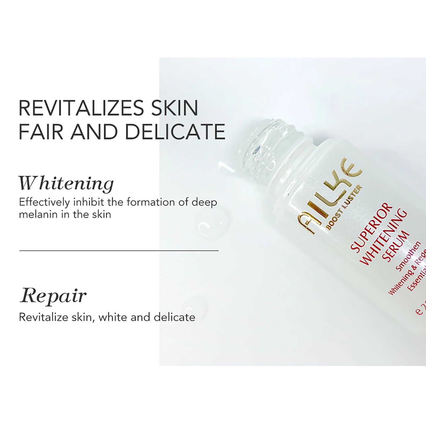 AILKE Lightening Face Cream, Whitening, Firming, Reduce Melanin, Pigmentation, With Sodium Hyaluronate, Clean Skin Facial Cream