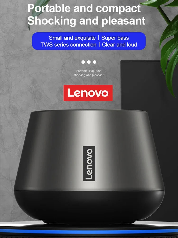 New Lenovo K3 Pro camping stereo wireless Bluetooth speaker HIFI sound quality Lenovo portable stereo surround sound udio player