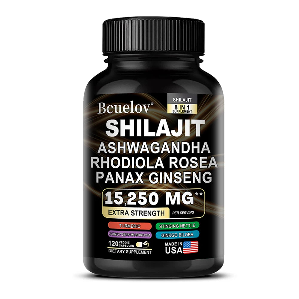 Natural Rhodiola Rosea + Ginseng Extract Supplement, 1525 mg, Supports Whole Body Energy, Joint Health and Muscle Mass