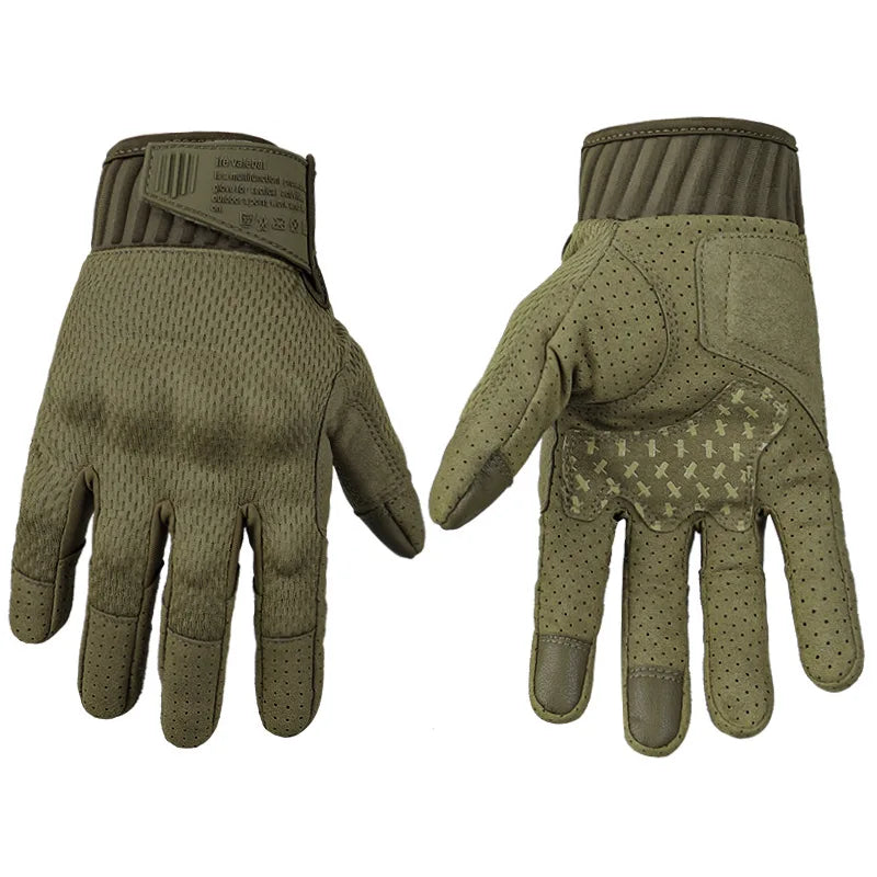 Camouflage tactics, full finger gloves, touch screen shooting, hunting, outdoor cycling, hiking, anti slip and wear-resistant