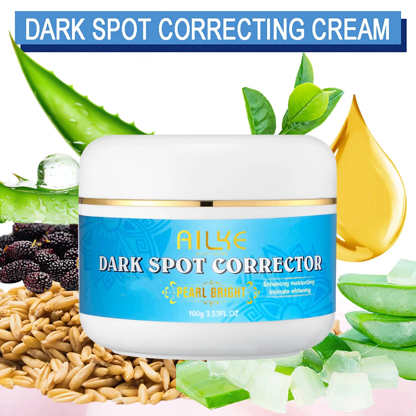 AILKE Multi Vitamin Brightening Body Lotion, Clean Skin, Increase Skin Radiance, Smooth, Even Skin Tone, Moisturizer Cream