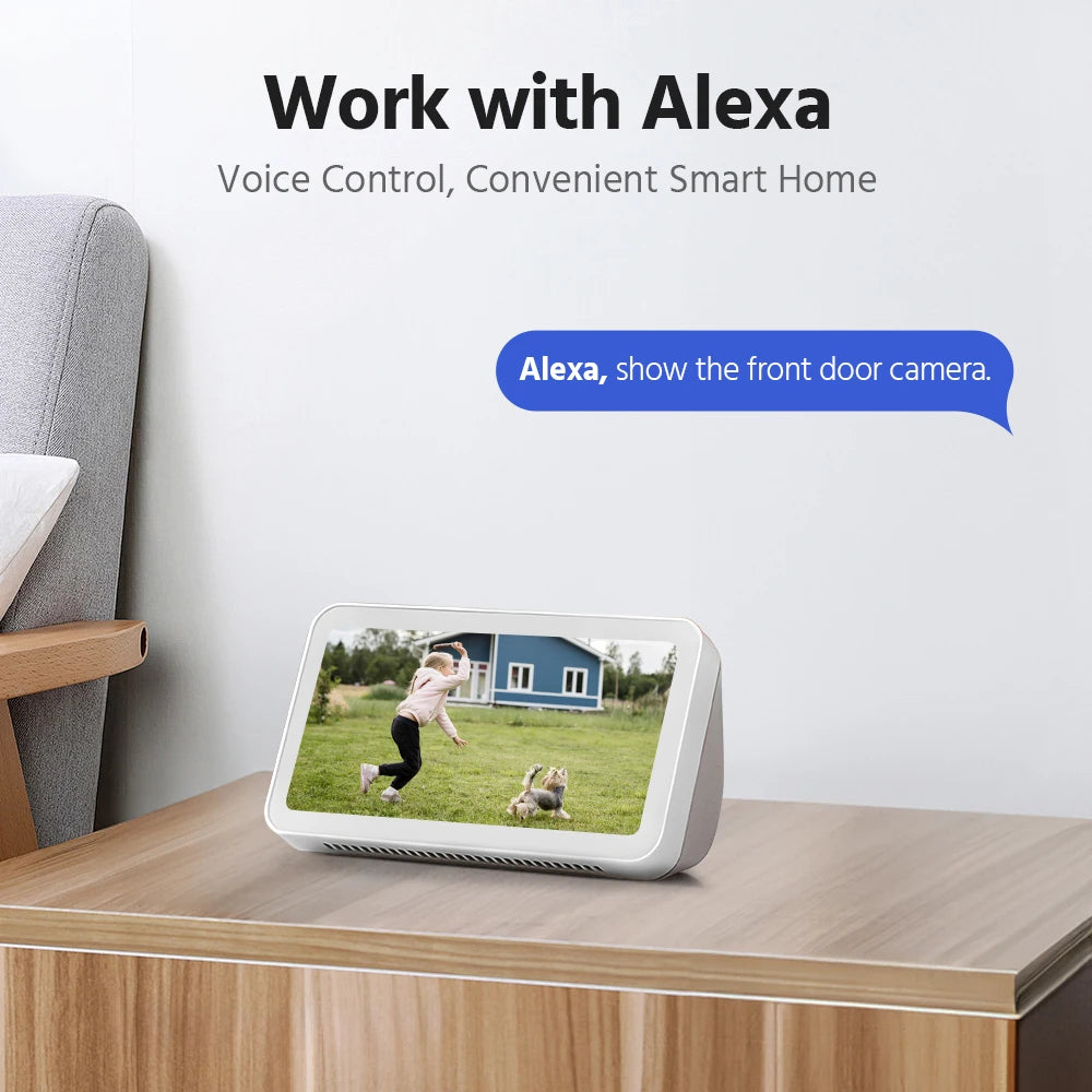 ANNKE 4MP Scalable Wireless Security Camera System 4CH 5MP Wireless NVR IP65 4MP PIR Two-way Audio Solar PT Camera