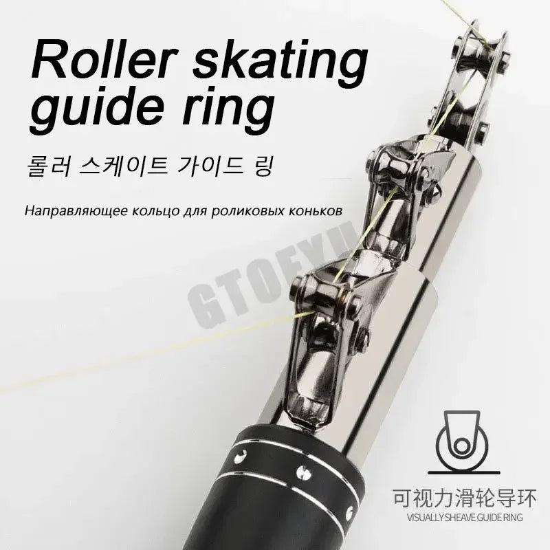 2.1-4.5M Carbon Fishing Rod 50kg above Superhard Long Distance Heavy Fish Throwing shot Rod Telescopic Sea Boat Fihsing Pole