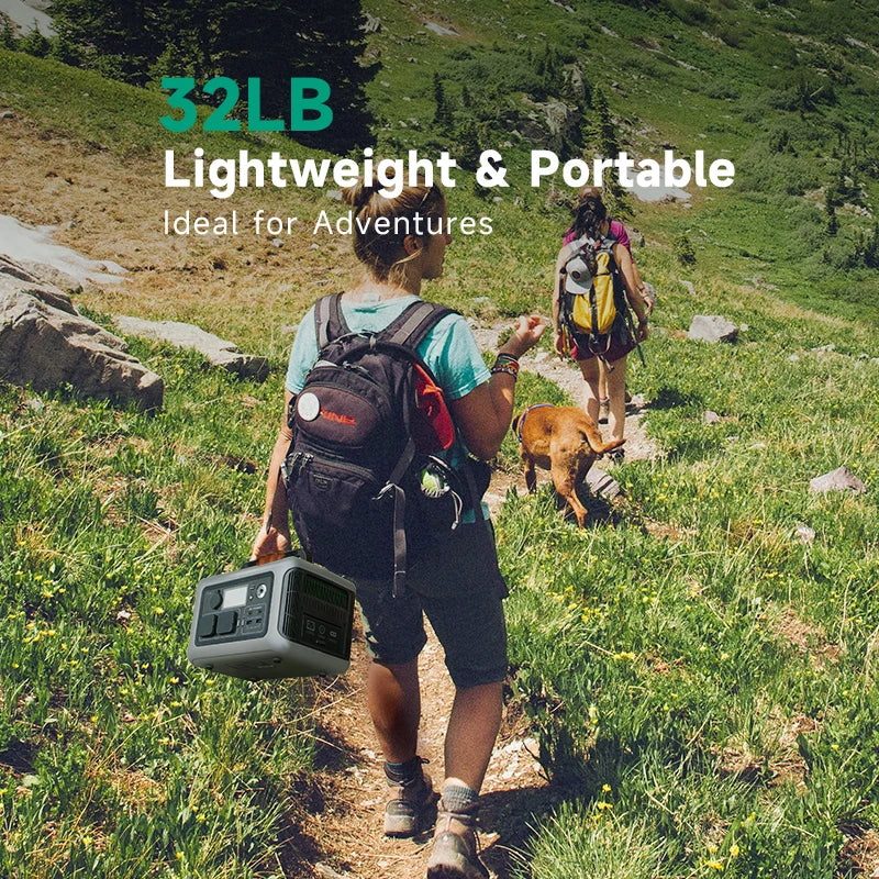 ALLPOWERS R600 Portable Powerstation 299wh LiFePO4 Battery with 600W AC Outlets for Outdoor