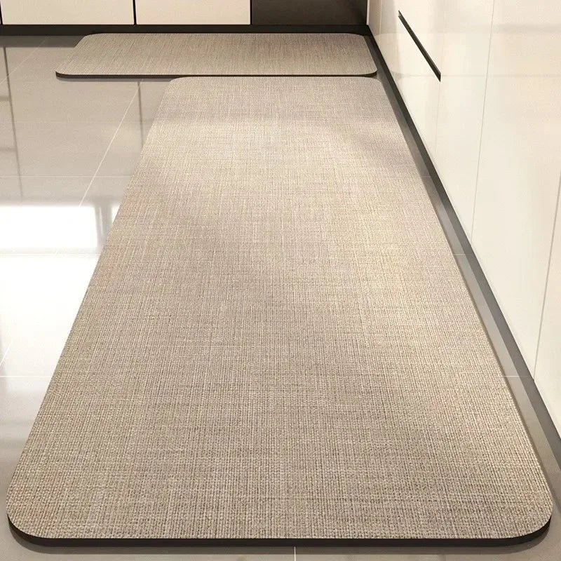 Pvc Kitchen Carpet Non-slip Oil-proof Rug Waterproof Leather Floor Mat Modern Long Strip Carpets Alfombra De Cocina 주방 미끄럼 방지 카펫