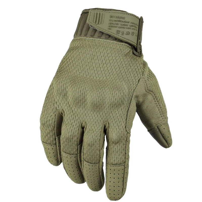 Camouflage tactics, full finger gloves, touch screen shooting, hunting, outdoor cycling, hiking, anti slip and wear-resistant
