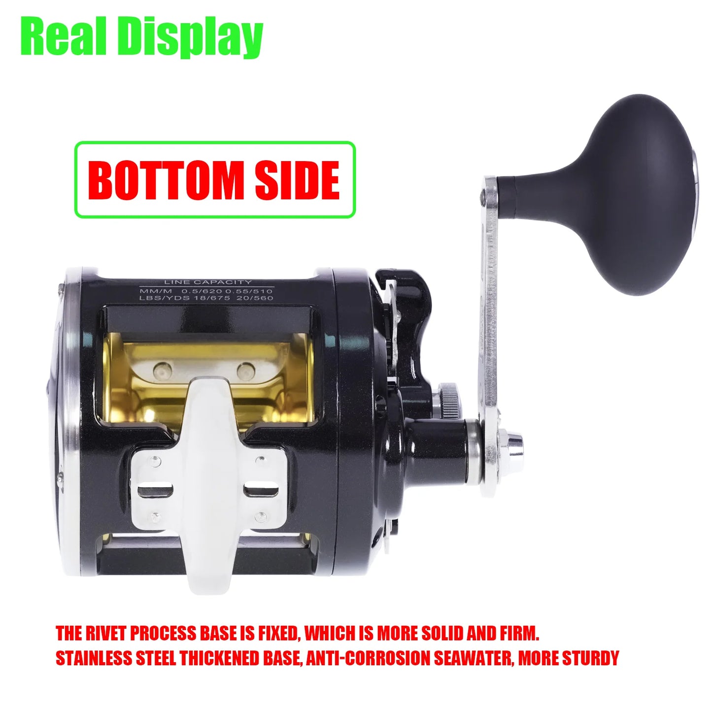 Trolling Drum Fishing Reels All Aluminum Alloy Body Sea Saltwater Accessories Drag 30KG Jigging Reel Boat Carretilha De Pesca