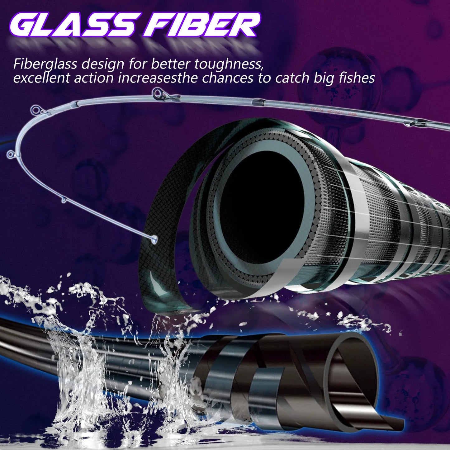 Sougayilang 1.7m Fishing Rod Carbon Fiber Casting Rod and Baitcasting Reel combo with Free Pe Line As Gift Max Drag 8kg for Bass