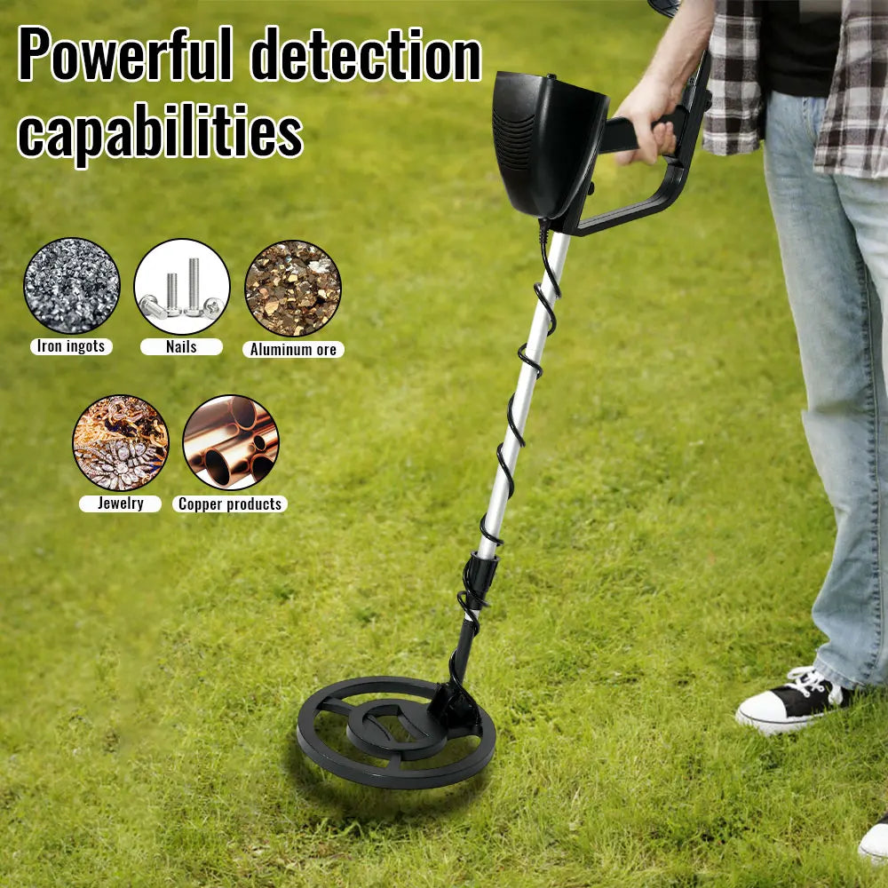 Liquid crystal metal detector. MD-4090 high-precision underground treasure detection. A metal detector with memory function