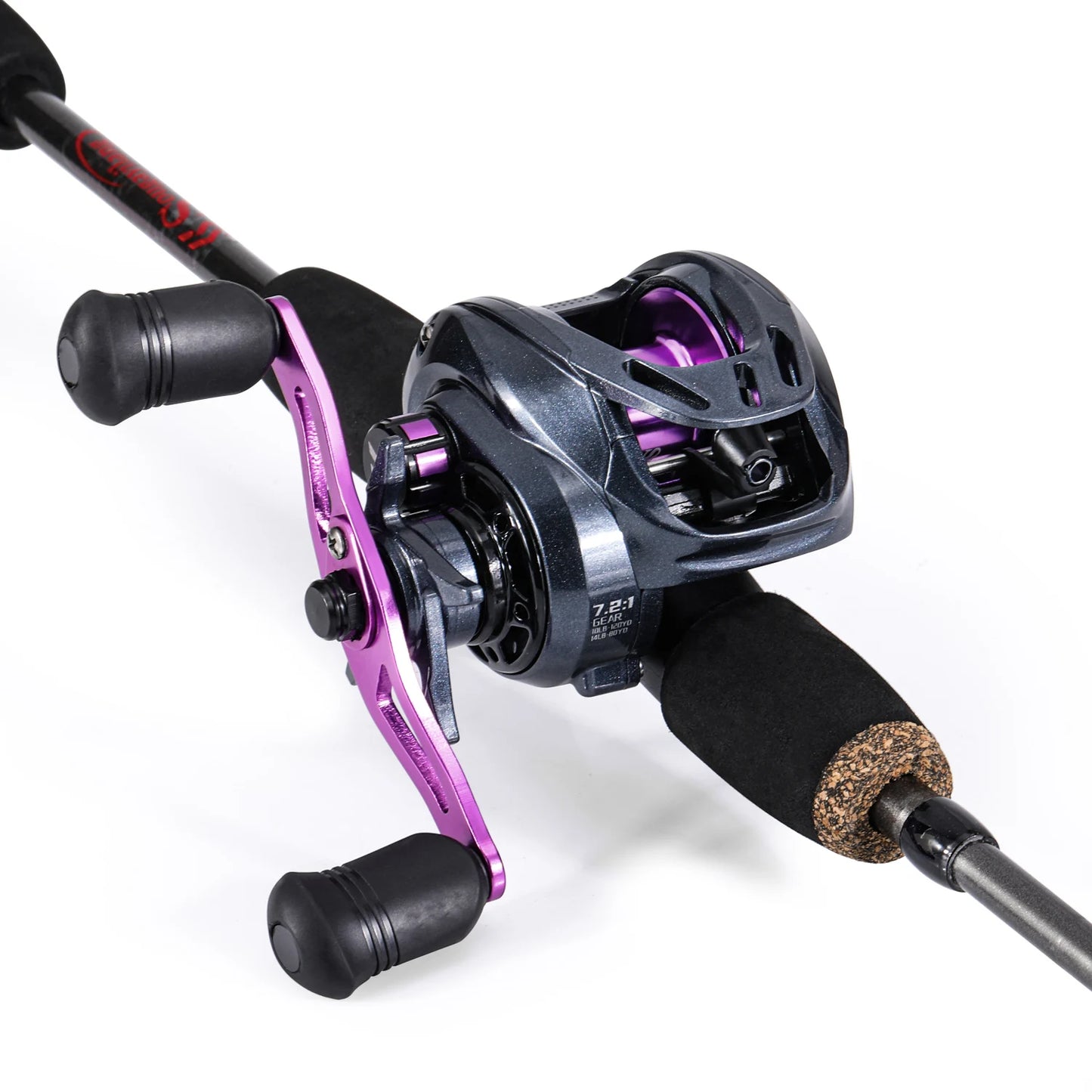 Sougayilang 1.7m Fishing Rod Carbon Fiber Casting Rod and Baitcasting Reel combo with Free Pe Line As Gift Max Drag 8kg for Bass